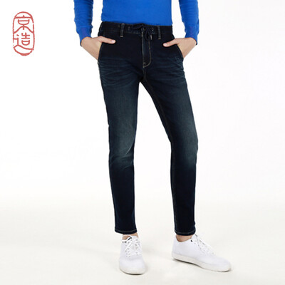 JZAO mens imitation knit slim straight casual feet jeans 2018 autumn new autumn still new dark blue 31 17080A
JZAO mens imitation knit slim straight casual feet jeans 2018 autumn new autumn still new dark blue 31 17080A