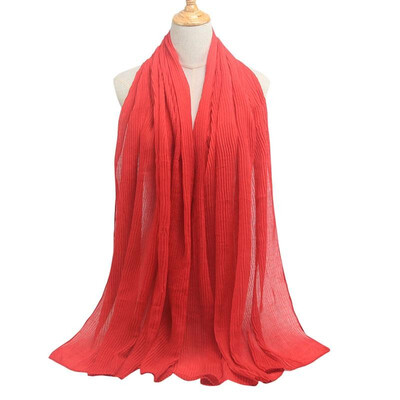 Women Solid Pleated Scarf Hijabs Oversized Large Muslim Middle East Islam Long Scarves Shawls
Women Solid Pleated Scarf Hijabs Oversized Large Muslim Middle East Islam Long Scarves Shawls