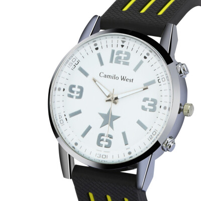 Gobestart Fashion Outdoor Sports Watch Silicone Strap Precision Scale Dial Mens Watch
Gobestart Fashion Outdoor Sports Watch Silicone Strap Precision Scale Dial Mens Watch