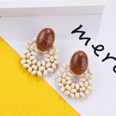Flashbuy Wooden Beads Round Statement Earrings for Women Acrylic Resin Drop Earrings Pendientes Girls Jewelry Party Accessory
Flashbuy Wooden Beads Round Statement Earrings for Women Acrylic Resin Drop Earrings Pendientes Girls Jewelry Party Accessory