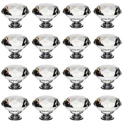16 x Crystal Glass Door Knobs Drawer Cabinet Furniture Kitchen Handle Cabinet Knobs Color clear40mm
16 x Crystal Glass Door Knobs Drawer Cabinet Furniture Kitchen Handle Cabinet Knobs Color clear40mm