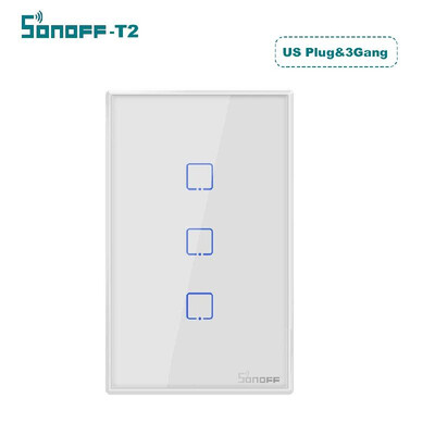 SONOFF T2 Intelligent Switch EUUKUS AC 100-240V 123 Gang TX Series WIFI Wall Switch 433Mhz RF Remote Controlled Wifi Switch In
SONOFF T2 Intelligent Switch EUUKUS AC 100-240V 123 Gang TX Series WIFI Wall Switch 433Mhz RF Remote Controlled Wifi Switch In
