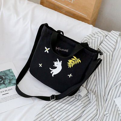 Tailored Women Bag Fashion Printed Canvas Bag Female Shoulder Messenger Bag Travel Bag
Tailored Women Bag Fashion Printed Canvas Bag Female Shoulder Messenger Bag Travel Bag