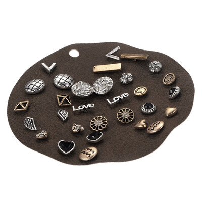 15 Pairslot Vintage Crystal Stud Earrings Set For Women Heart Charms Ear Studs Steampunk Brincos Jewelry
15 Pairslot Vintage Crystal Stud Earrings Set For Women Heart Charms Ear Studs Steampunk Brincos Jewelry