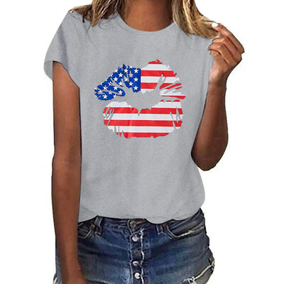 Starmoon Women Plus Size Lips Independence Day Print Short Sleeve T-Shirt Blouse Tops
Starmoon Women Plus Size Lips Independence Day Print Short Sleeve T-Shirt Blouse Tops