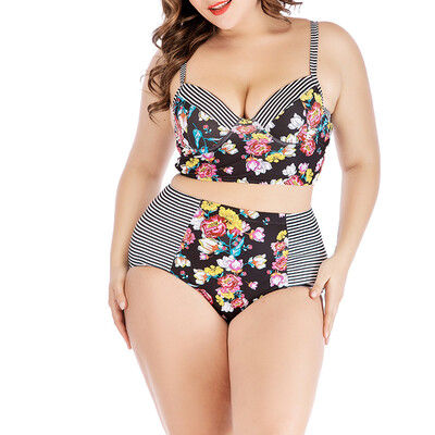 Roseonmyhand Women Plus Size High Waist Swimwear Print Sling Swimsuit Push Up Padded Bikini
Roseonmyhand Women Plus Size High Waist Swimwear Print Sling Swimsuit Push Up Padded Bikini
