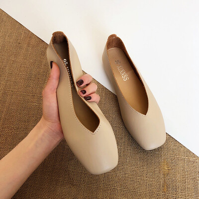 Bean Shoes Womens Summer&Han Edition Fashion Square Head Shallow Flat sole Single Shoes Chic Fairy Gentle Wind Shoes
Bean Shoes Womens Summer&Han Edition Fashion Square Head Shallow Flat sole Single Shoes Chic Fairy Gentle Wind Shoes