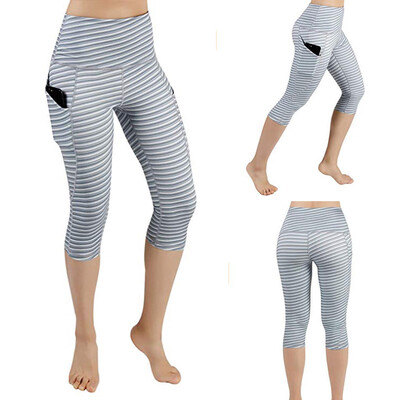 Tailored Womens Printing Hip High Waist Pocke Seven Points Yoga Pant Running Sports Pant
Tailored Womens Printing Hip High Waist Pocke Seven Points Yoga Pant Running Sports Pant