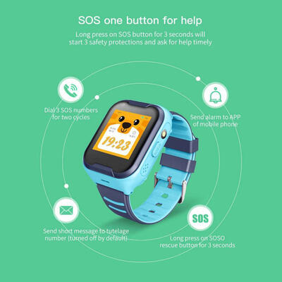 Kids Smart Phone Watch WiFi 4G 14 Inch IPX7 Waterproof GPS Camera Phone Watch For Android IPhone - EUUS Version
Kids Smart Phone Watch WiFi 4G 14 Inch IPX7 Waterproof GPS Camera Phone Watch For Android IPhone - EUUS Version