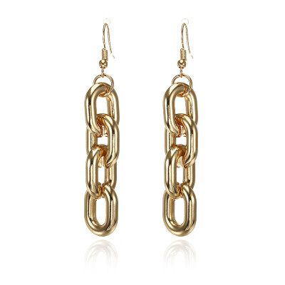 Fashion Punk Style Thick Link Chain Dangle Earrings For Women Brincos Zirconia Brinco Feminino Wholesale Drop Earring e0158
Fashion Punk Style Thick Link Chain Dangle Earrings For Women Brincos Zirconia Brinco Feminino Wholesale Drop Earring e0158