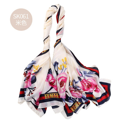 New European&American fashion printed scarf chain large silk scarf sunscreen wild shawl beach travel beach towel female
New European&American fashion printed scarf chain large silk scarf sunscreen wild shawl beach travel beach towel female