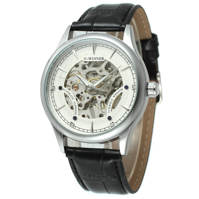 T-WINNER Winner hollow mens manual mechanical watch male automatic mechanical watch belt
T-WINNER Winner hollow mens manual mechanical watch male automatic mechanical watch belt