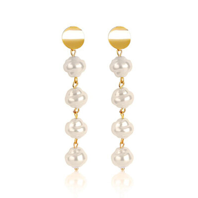 2019 new brand design irregular gold series earrings generous simple temperament pendant earrings Korean earrings for women
2019 new brand design irregular gold series earrings generous simple temperament pendant earrings Korean earrings for women