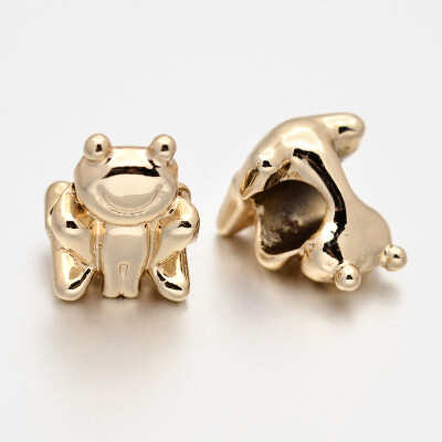 Cadmium Free & Nickel Free & Lead Free Unfading Alloy European Beads Large Hole Frog Beads Golden 13x11x9mm Hole 5mm
Cadmium Free & Nickel Free & Lead Free Unfading Alloy European Beads Large Hole Frog Beads Golden 13x11x9mm Hole 5mm