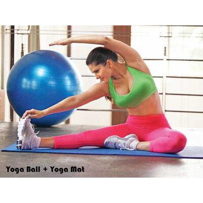 Ktaxon 10mm Folding Yoga Mat Non-slip Fitness Exercise Pad 65cm Anti-Burst Yoga Stability Balance Ball
Ktaxon 10mm Folding Yoga Mat Non-slip Fitness Exercise Pad 65cm Anti-Burst Yoga Stability Balance Ball