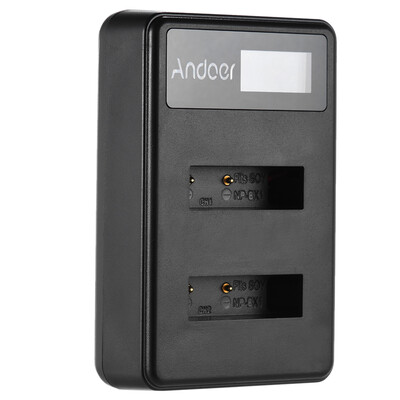 Andoer Mini Portable Dual Slot LCD Screen USB charger for Sony NP-BX1 DSLR Li-ion Lithium Battery
Andoer Mini Portable Dual Slot LCD Screen USB charger for Sony NP-BX1 DSLR Li-ion Lithium Battery