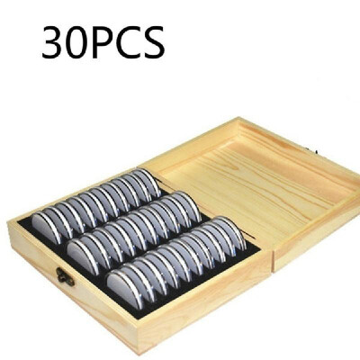 Pine Wood Coin Holder Wooden Coins Storage Box for Collectible Commemorative Coin with 20pcs Capsules Accommodate
Pine Wood Coin Holder Wooden Coins Storage Box for Collectible Commemorative Coin with 20pcs Capsules Accommodate