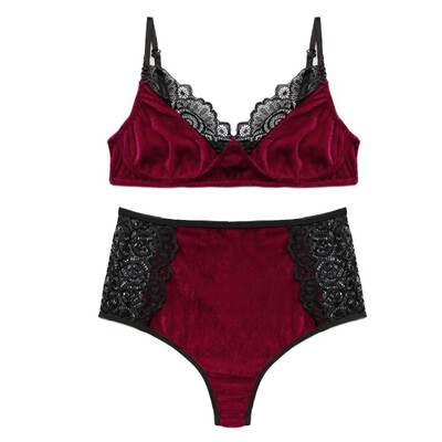 Toponeto Fashion Women Plus Size Bra Plus Contrast Lace Velvet Lingerie Set Sleepwear
Toponeto Fashion Women Plus Size Bra Plus Contrast Lace Velvet Lingerie Set Sleepwear
