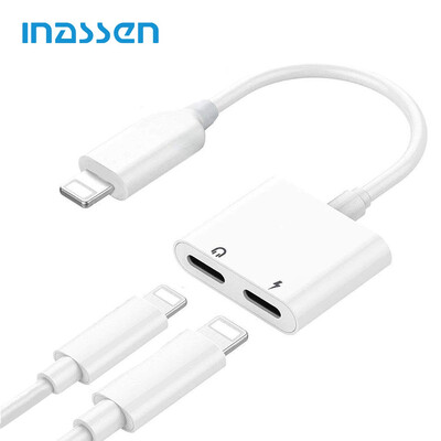 iNassen Lightning Jack Adapter Adapter iPhone X 10 iPhone 8 8Plus iPhone 7 7Plus Dual Adapter Audio Lightning Headphone Adapter
iNassen Lightning Jack Adapter Adapter iPhone X 10 iPhone 8 8Plus iPhone 7 7Plus Dual Adapter Audio Lightning Headphone Adapter
