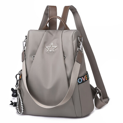 Waterproof&theft-proof shoulder bag lady backpack Chao Oxford canvas leisure schoolbag lady travel bag
Waterproof&theft-proof shoulder bag lady backpack Chao Oxford canvas leisure schoolbag lady travel bag