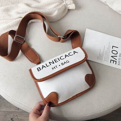 Small bag female new fashion simple broadband canvas small square bag wild letter slanting single backpack
Small bag female new fashion simple broadband canvas small square bag wild letter slanting single backpack