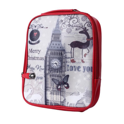 Vintage Women Backpack PU Leather Colorful Print Student School Bag Handbag Red Big Ben
Vintage Women Backpack PU Leather Colorful Print Student School Bag Handbag Red Big Ben