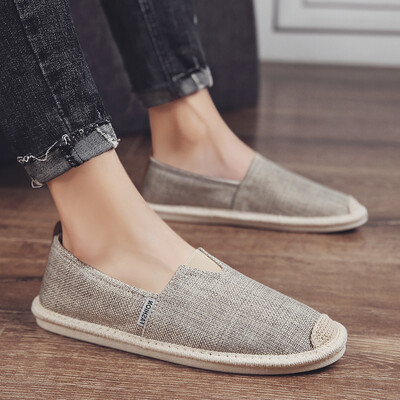 Old Beijing cloth shoes summer canvas skate shoes slip-on slip-on Korean style casual linen fishermans mens shoes
Old Beijing cloth shoes summer canvas skate shoes slip-on slip-on Korean style casual linen fishermans mens shoes