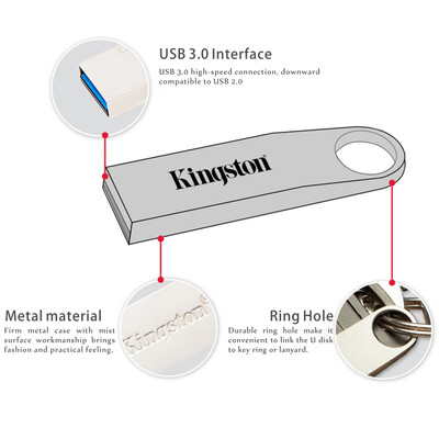 Genuine Original Kingston 100 MB s High Speed Data Transfer DT SE9 G2 USB 30 Metal Flash Pen Drive U Disk External Storage Memo
Genuine Original Kingston 100 MB s High Speed Data Transfer DT SE9 G2 USB 30 Metal Flash Pen Drive U Disk External Storage Memo