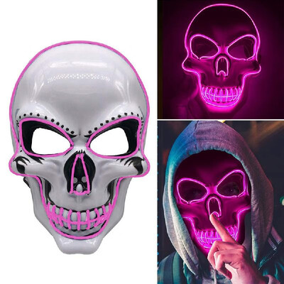 LED Glowing Mask Fluorescent Mask Halloween Party Scary Mask Funny Mask Role-Playing Costume Props Prom Mask
LED Glowing Mask Fluorescent Mask Halloween Party Scary Mask Funny Mask Role-Playing Costume Props Prom Mask