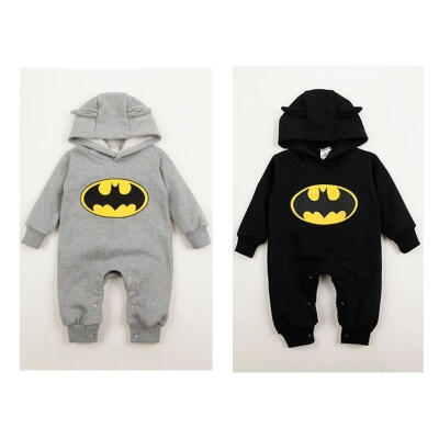 Fashion Newborn Boys Baby Clothes Batman Hoodies Infant Romper Bodysuit Clothes 3-24Months
Fashion Newborn Boys Baby Clothes Batman Hoodies Infant Romper Bodysuit Clothes 3-24Months