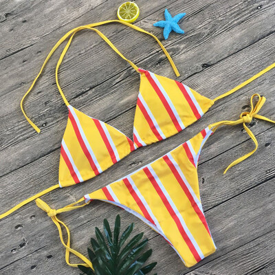Roseonmyhand Women 2 Piece Striped Printed Tops Bottoms Bikini Set Swimsuits Swimwear
Roseonmyhand Women 2 Piece Striped Printed Tops Bottoms Bikini Set Swimsuits Swimwear