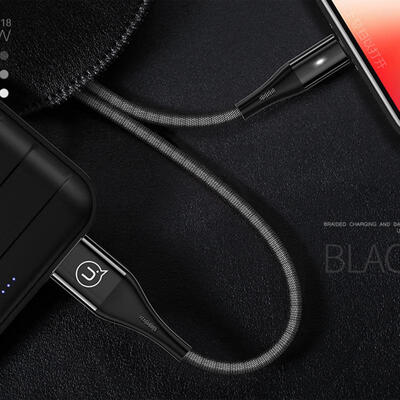 USAMS New Durable Braided Reversible Lightning Charging Data Cable W Indicator Light For IPHONE-025m
USAMS New Durable Braided Reversible Lightning Charging Data Cable W Indicator Light For IPHONE-025m