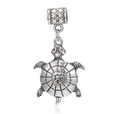 Alloy European Dangle Beads Tortoise Large Hole Pendants Antique Silver 40mm Hole 5mm
Alloy European Dangle Beads Tortoise Large Hole Pendants Antique Silver 40mm Hole 5mm