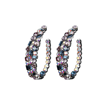 Temperament color diamonds large earrings full of temperament personality ear hooks wild shiny trend ear jewelry female
Temperament color diamonds large earrings full of temperament personality ear hooks wild shiny trend ear jewelry female