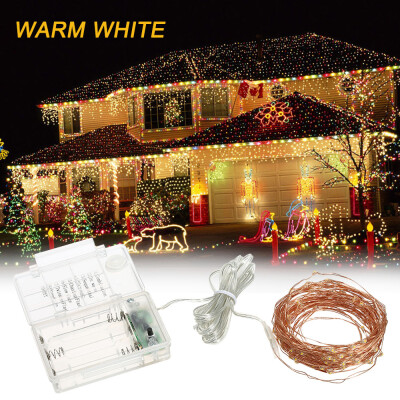 String Lights 39ft 100 LED Rope Light 8 Modes Warm White Lights for Party Garden Home Festival Decoration
String Lights 39ft 100 LED Rope Light 8 Modes Warm White Lights for Party Garden Home Festival Decoration