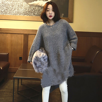 Chic Autumn Women Thicken Warm Sweaters Solid Color Long Sleeve Zipper Slit Side Loose Jumper Oversize Knitted Pull -5XL
Chic Autumn Women Thicken Warm Sweaters Solid Color Long Sleeve Zipper Slit Side Loose Jumper Oversize Knitted Pull -5XL
