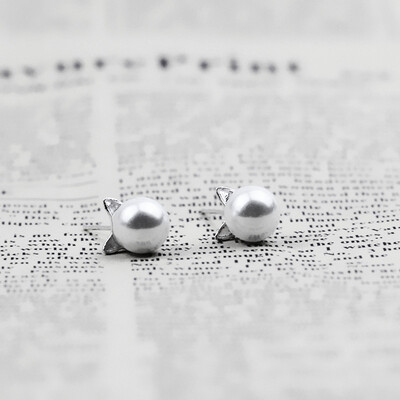 E0166 Fashion Jewelry Simulated Pearl Stud Earrings Sweet Cute Cat Ear Design Stud Earrings For Women Korean Style Wholesale
E0166 Fashion Jewelry Simulated Pearl Stud Earrings Sweet Cute Cat Ear Design Stud Earrings For Women Korean Style Wholesale