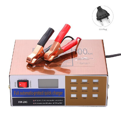 12V24V Full Automatic-Protect Quick Battery Charger Maintainer with Alligator Clamps
12V24V Full Automatic-Protect Quick Battery Charger Maintainer with Alligator Clamps