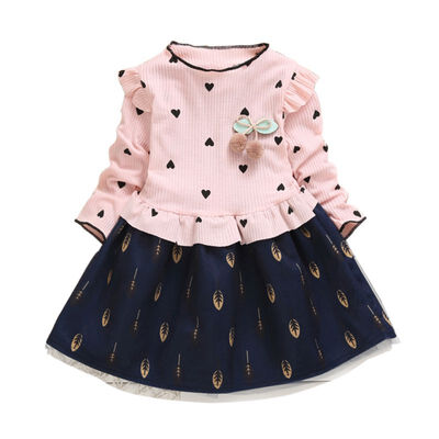 Spring Kids Girls Casual Long Sleeve Dress Costume Baby Heart Pattern Children Cotton Dresses
Spring Kids Girls Casual Long Sleeve Dress Costume Baby Heart Pattern Children Cotton Dresses