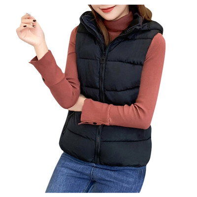 Toponeto 5 Colors Fashion Women Warm Solid Hooded Vest Cotton Short Jacket Coat Vest
Toponeto 5 Colors Fashion Women Warm Solid Hooded Vest Cotton Short Jacket Coat Vest