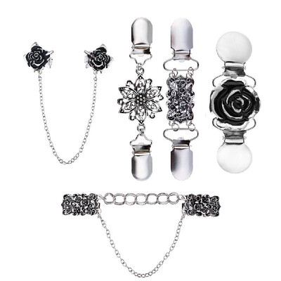 4Pcs Sweater Shawl Clips Set Retro Cardigan Collar Clips Antique Flower Pattern for Women Girls
4Pcs Sweater Shawl Clips Set Retro Cardigan Collar Clips Antique Flower Pattern for Women Girls