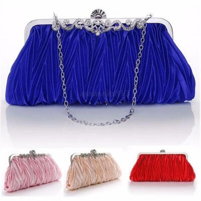 Fashion Women Ladies Satin Crystal Bridal Handbag Clutch Party Wedding Purse Evening Bag
Fashion Women Ladies Satin Crystal Bridal Handbag Clutch Party Wedding Purse Evening Bag