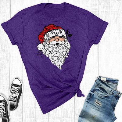 Tailored Womens Christmas Letter Printed Round Neck Short Sleeve T-shirts Tops Blouse
Tailored Womens Christmas Letter Printed Round Neck Short Sleeve T-shirts Tops Blouse