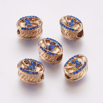 Alloy European Beads Large Hole Beads with Rhinestone Oval with Coconut Tree Light Gold 13135x95x9510mm Hole 4mm
Alloy European Beads Large Hole Beads with Rhinestone Oval with Coconut Tree Light Gold 13135x95x9510mm Hole 4mm