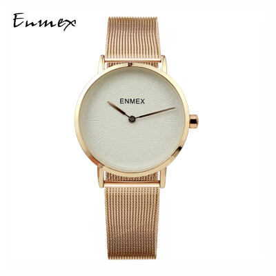 Qixi Festival gift Enmex translated into steel Chic style exquisite woman elegant temperament woman watch
Qixi Festival gift Enmex translated into steel Chic style exquisite woman elegant temperament woman watch