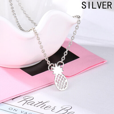 New Fashion Women Girls Pineapple Fruit Necklace Vintage Silver Gold Plated Jewelry Chain Pendant Gifts
New Fashion Women Girls Pineapple Fruit Necklace Vintage Silver Gold Plated Jewelry Chain Pendant Gifts