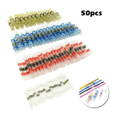 50pcs Solder Seal Wire Connector Sopoby Solder Seal Heat Shrink Butt Connectors Terminals Electrical Waterproof
50pcs Solder Seal Wire Connector Sopoby Solder Seal Heat Shrink Butt Connectors Terminals Electrical Waterproof