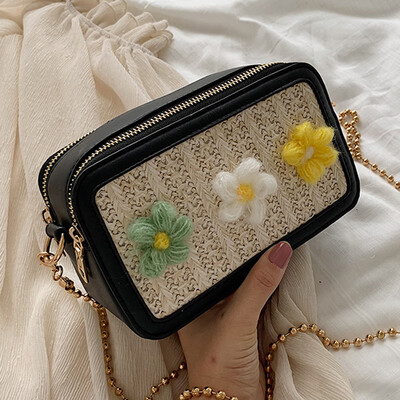 On the new female 2019 new Korean version of woven womens bags Joker slung chain bag foreign style shoulder small square bag
On the new female 2019 new Korean version of woven womens bags Joker slung chain bag foreign style shoulder small square bag