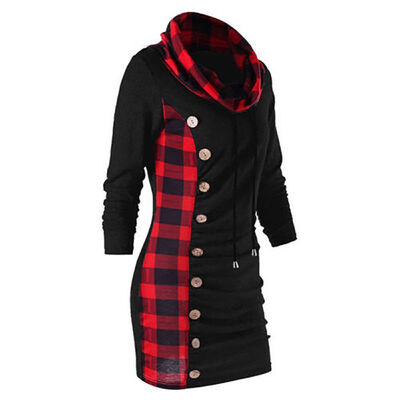 Women Long Sweatshirts Check Button Knitted Sweatshirt Jumper Dress Ladies Winter Long Pullover Top Plus Size
Women Long Sweatshirts Check Button Knitted Sweatshirt Jumper Dress Ladies Winter Long Pullover Top Plus Size