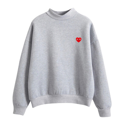 Toponeto Women O-Neck Solid Color Smiley Love Pattern Long Sleeve Plus Velvet Sweatshirt
Toponeto Women O-Neck Solid Color Smiley Love Pattern Long Sleeve Plus Velvet Sweatshirt